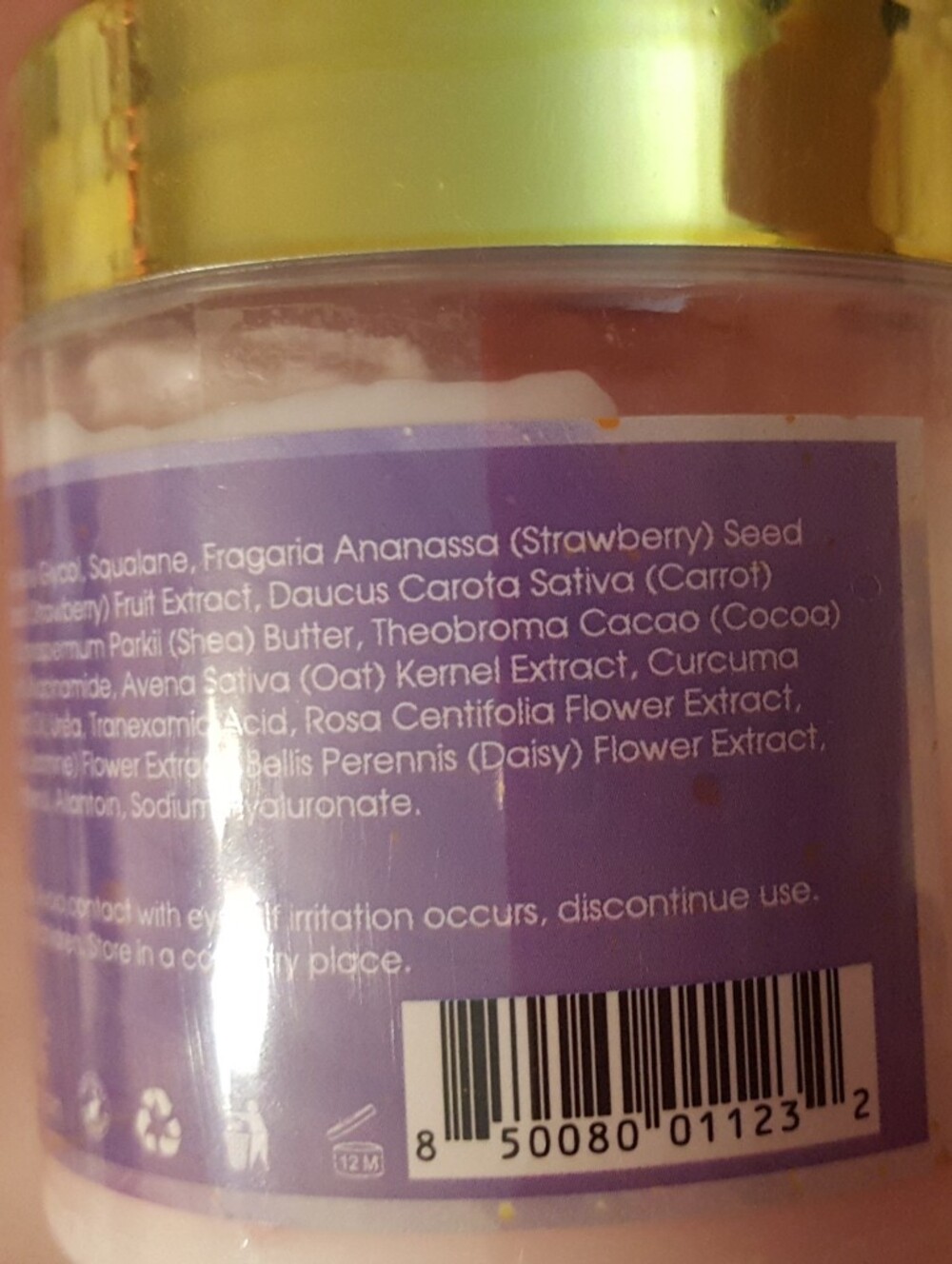 Strawberry Hydrating Body Cream - Purple - Picture 3 of 4